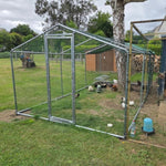 Parc à Poules - Enclos 18m² Ø38mm 6x3x2,25m - Acier Galvanisé